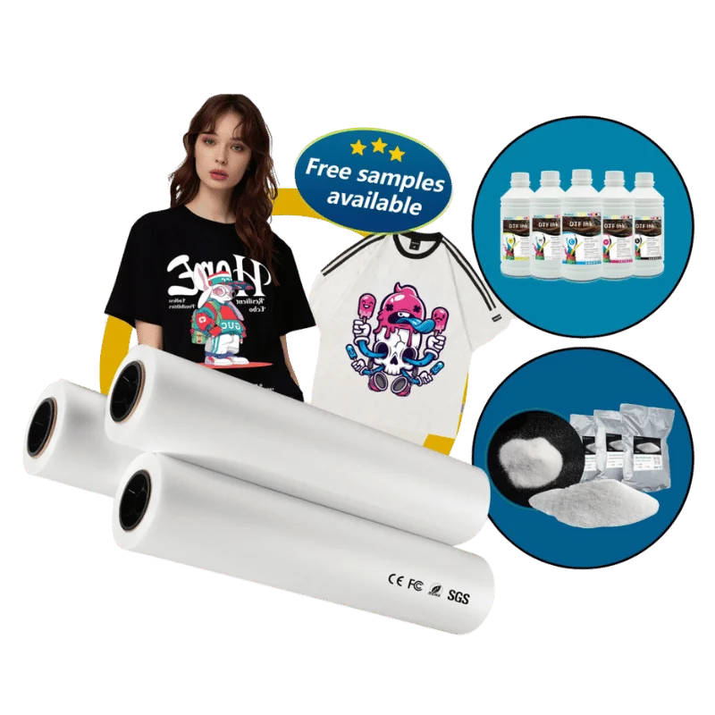 HYprint DTF Film and Powder Materials