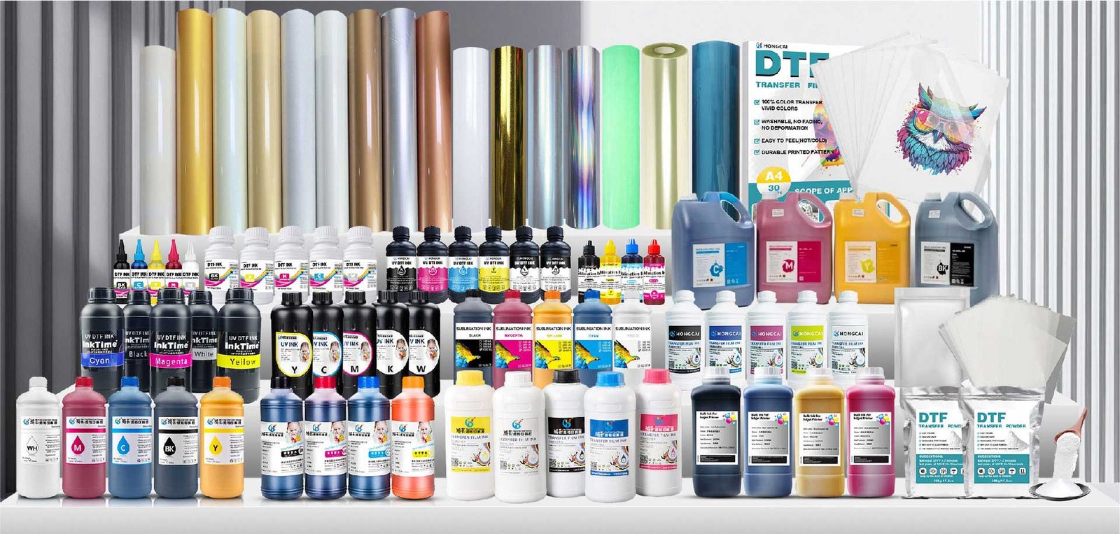 Premium UV DTF AB Film for Hard Surface Transfer